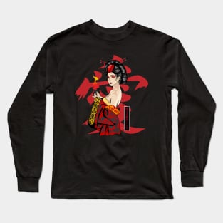 Geisha The Fire of Love Long Sleeve T-Shirt